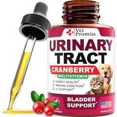 Natural Cranberry UTI Support for Cats Dogs Premium Kidney Bladder Health